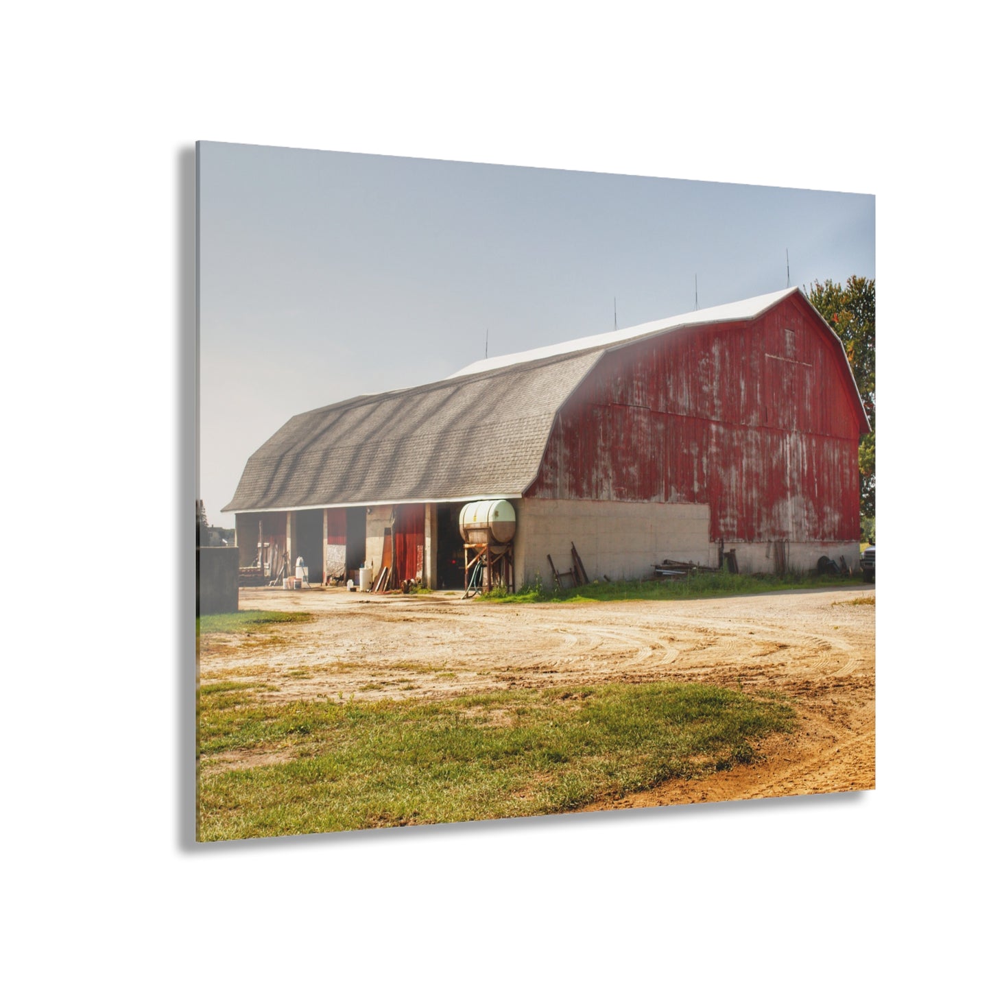 U R There Photography Quonset Barn Rustic Farmhouse Acrylic Wall Print