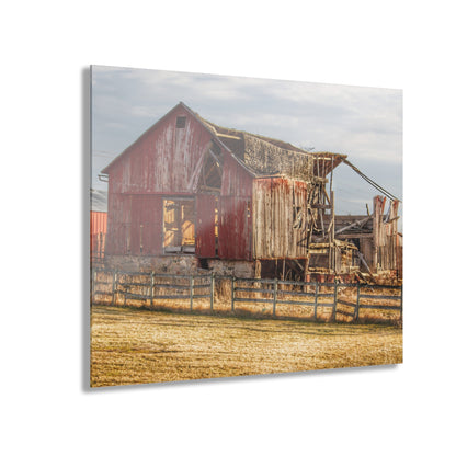 U R There Photography Irish Road Old Red Rustic Farmhouse Acrylic Wall Print