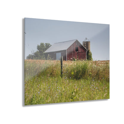 U R There Photography North Lake Pleasant Little Red I Rustic Farmhouse Acrylic Wall Print