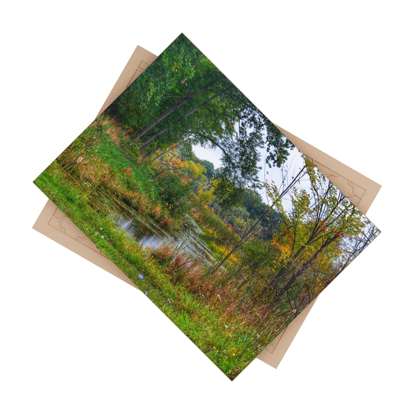 U R There Photography A River Runs Through It Rustic Farmhouse Decorative Ceramic Tile