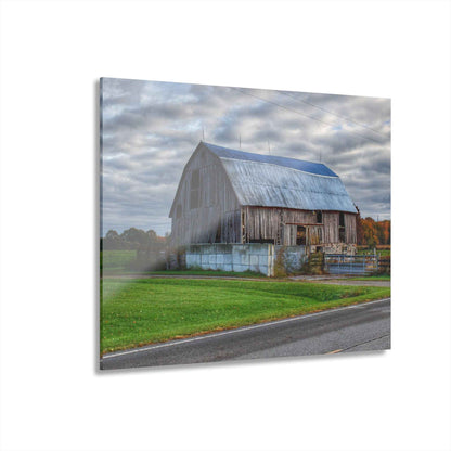 U R There Photography Marlette Road Haybarn Rustic Farmhouse Acrylic Wall Print