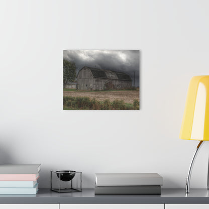 U R There Photography Waterman Road Grey II Rustic Farmhouse Acrylic Wall Print