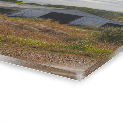 U R There Photography Hurds Corner Road Grey Shack Rustic Farmhouse Acrylic Wall Print