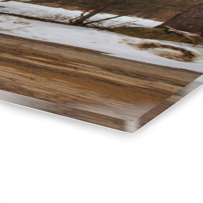 U R There Photography Hunters Creek Meadow Green Rustic Farmhouse Acrylic Wall Print