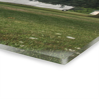 U R There Photography Marathon Road White Rustic Farmhouse Acrylic Wall Print