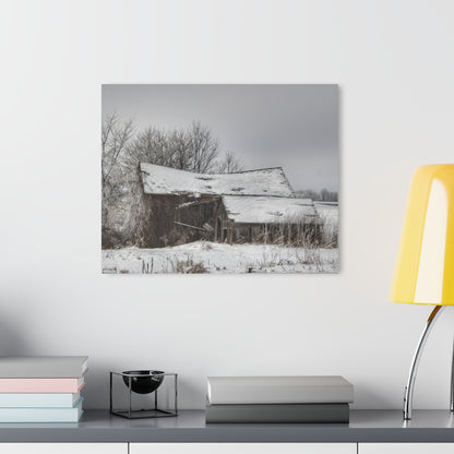 U R There Photography Grey Shacks of Mayville Rustic Farmhouse Acrylic Wall Print