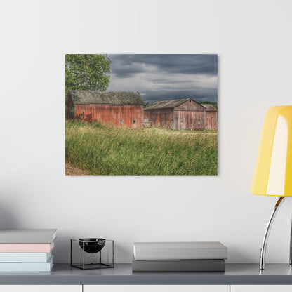 U R There Photography Hunters Creek Reds Rustic Farmhouse Acrylic Wall Print
