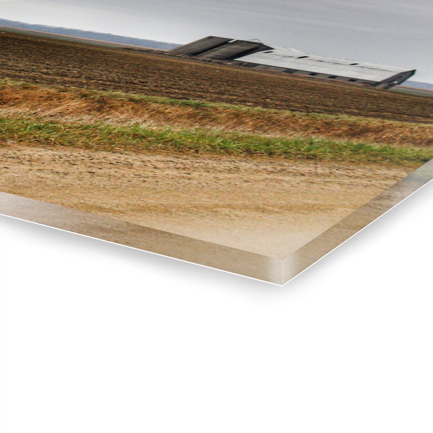 U R There Photography North Gates Road Old Grey I Rustic Farmhouse Acrylic Wall Print