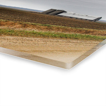 U R There Photography North Gates Road Old Grey I Rustic Farmhouse Acrylic Wall Print