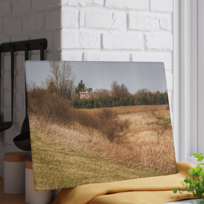 U R There Photography Beyond the Short Pines Rustic Farmhouse Tempered-Glass Cutting Board