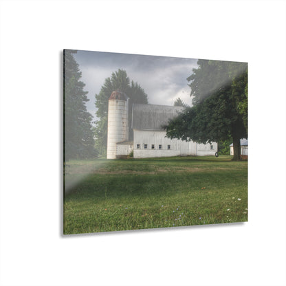 U R There Photography Marathon Road White Rustic Farmhouse Acrylic Wall Print