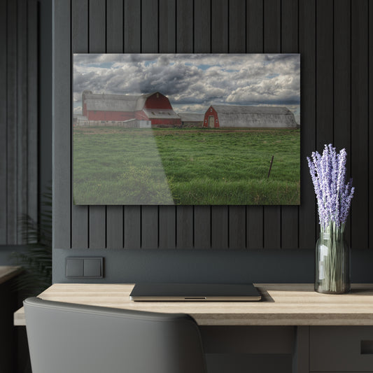 Barn Boutique Modern Farmhouse Acrylic Wall Print| Northern Sandusky Reds