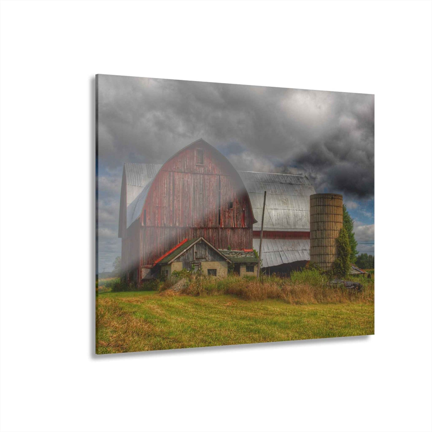 U R There Photography Valentine Road Red I Rustic Farmhouse Acrylic Wall Print
