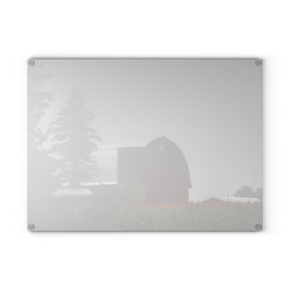 U R There Photography Beyond the Fog on Haines Rustic Farmhouse Tempered-Glass Cutting Board