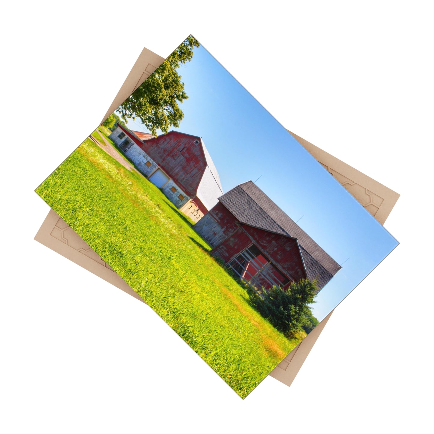 Atwell Road Trio Rustic Farmhouse Decorative Ceramic Tile