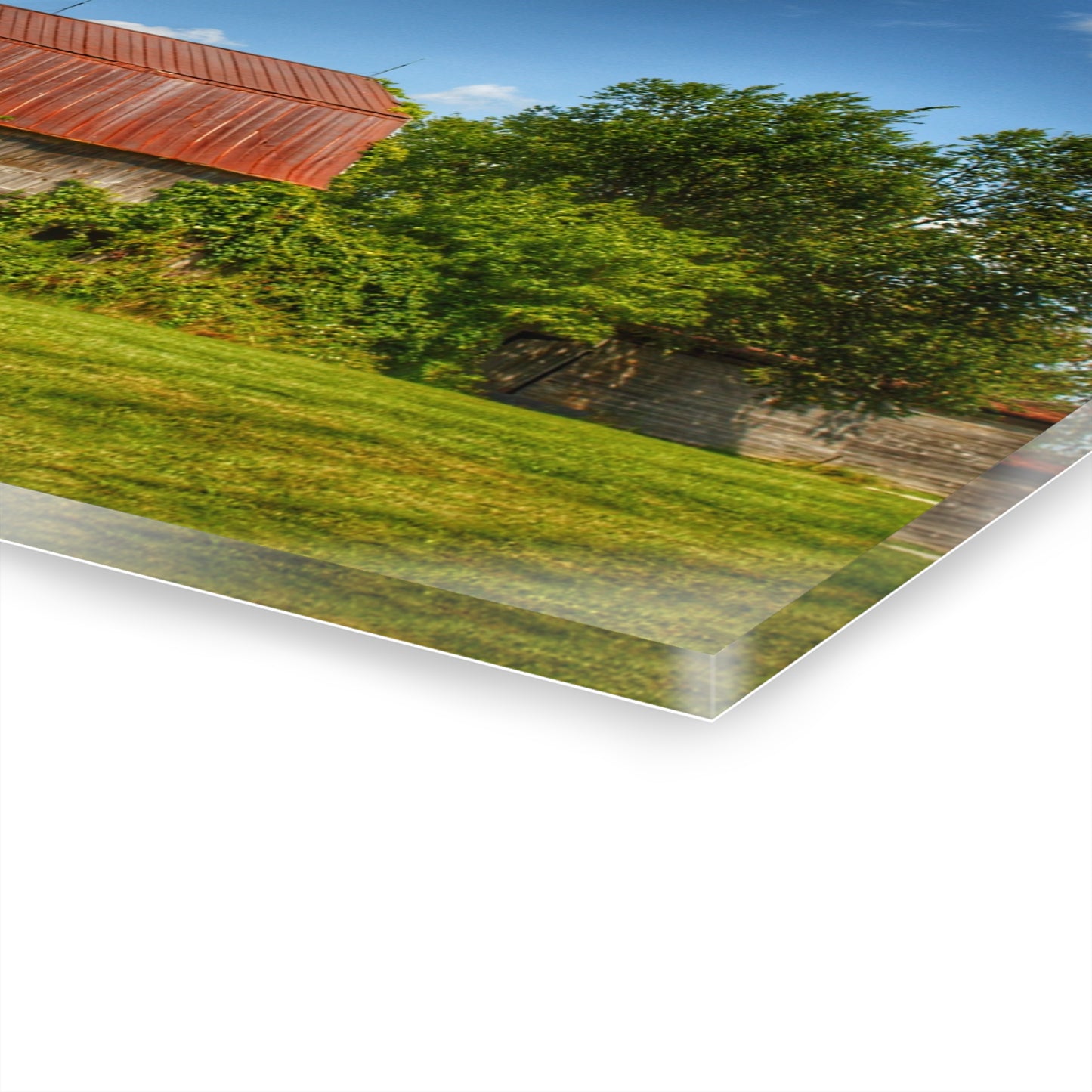 U R There Photography Grey Road Rusted II Rustic Farmhouse Acrylic Wall Print