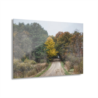 U R There Photography Country Roads in Dryden I Rustic Farmhouse Acrylic Wall Print