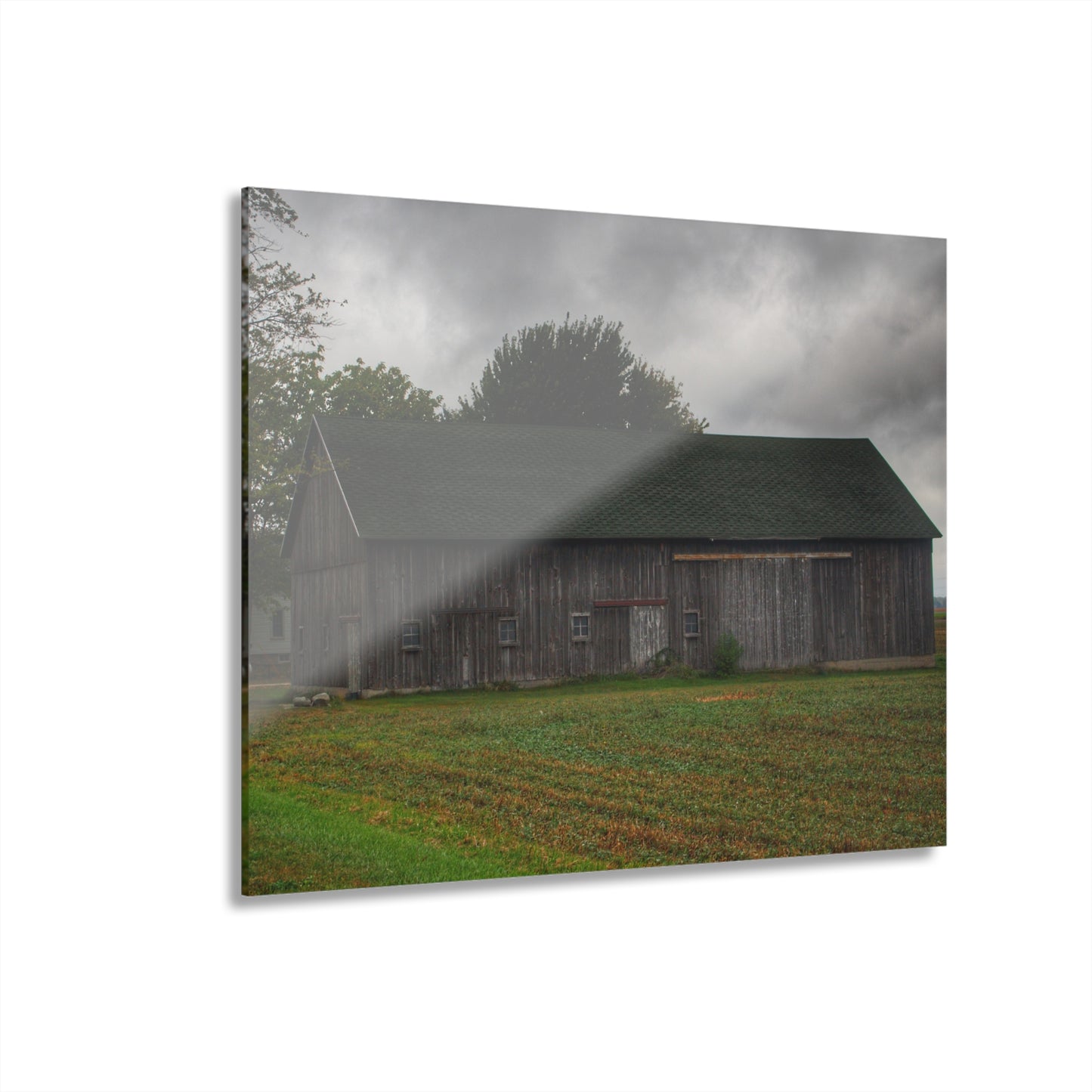 U R There Photography Weaver Road Grey Rustic Farmhouse Acrylic Wall Print