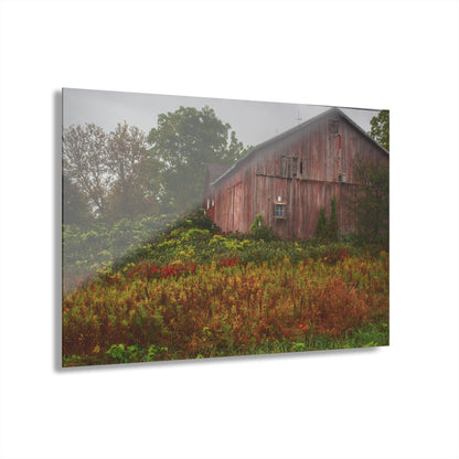 U R There Photography Washburn Roadside Reds Rustic Farmhouse Acrylic Wall Print