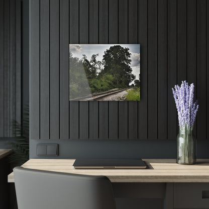 U R There Photography Michigan Rails Rustic Farmhouse Acrylic Wall Print