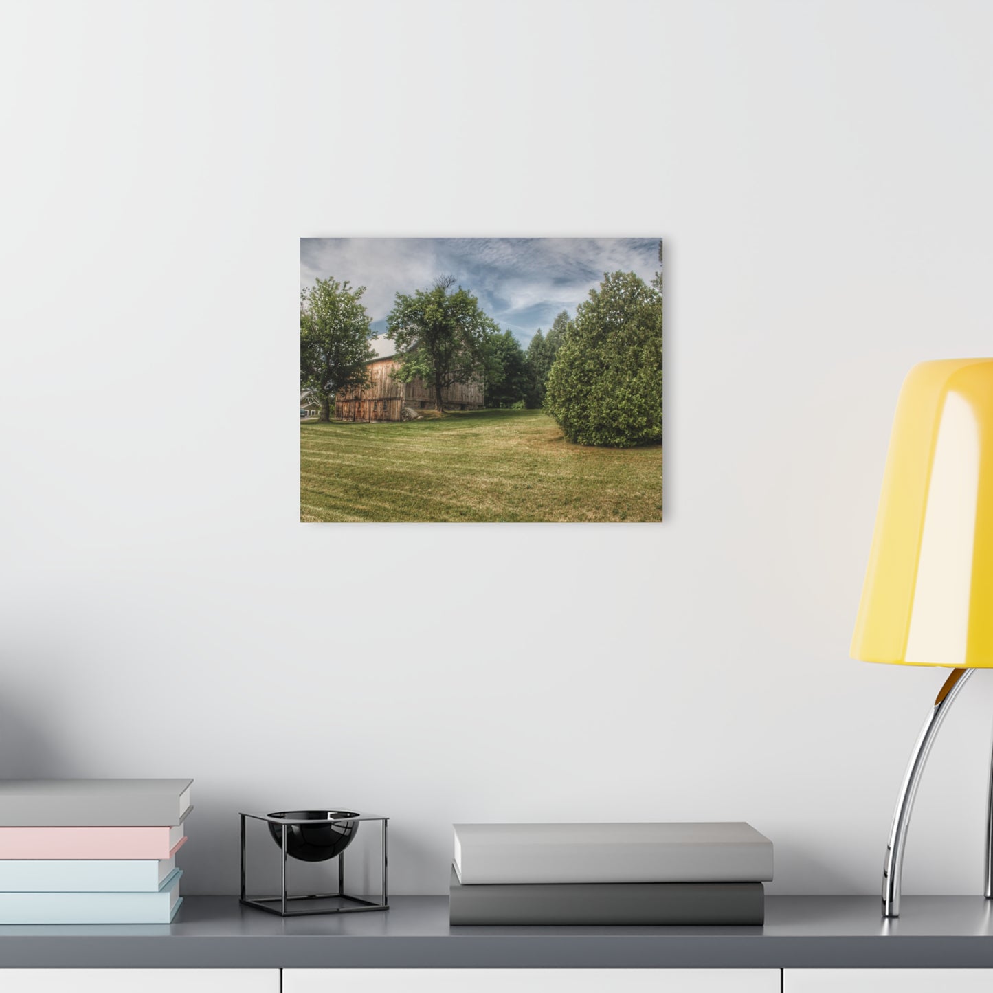 U R There Photography Thistle Valley Weathered Grey Rustic Farmhouse Acrylic Wall Print
