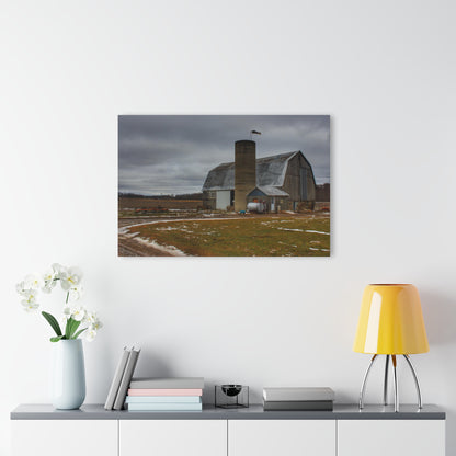 U R There Photography Chapman Road Grey I Rustic Farmhouse Acrylic Wall Print