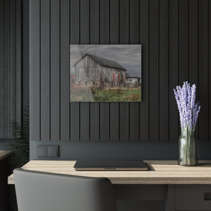 U R There Photography Swaffer Road Grey Rustic Farmhouse Acrylic Wall Print