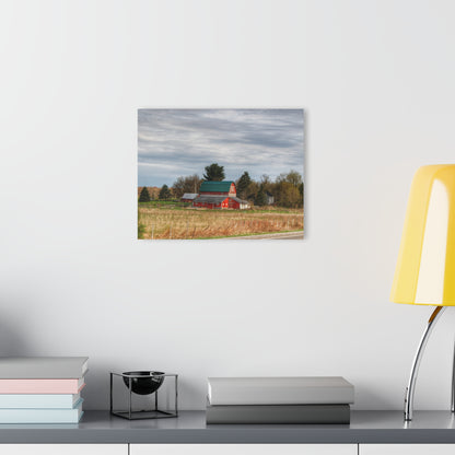 U R There Photography M-24 TnT Red II Rustic Farmhouse Acrylic Wall Print