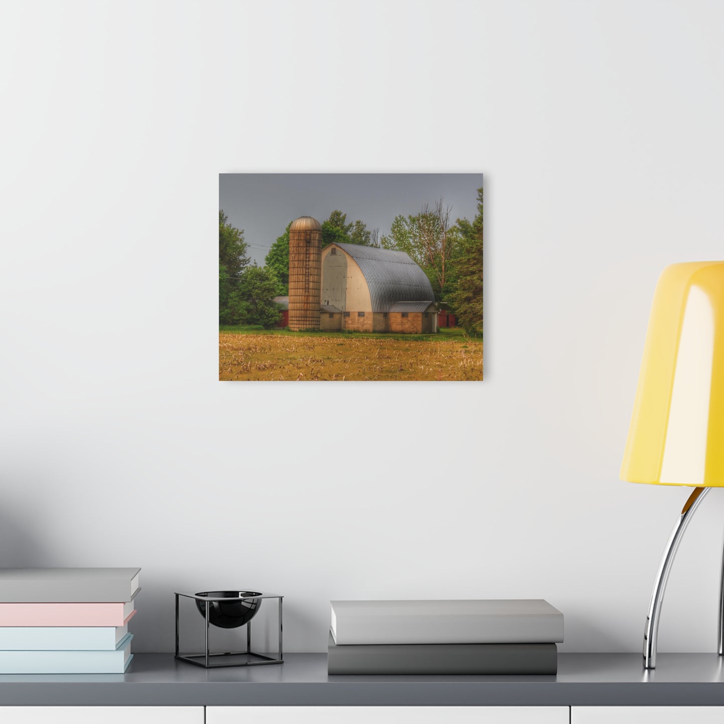 U R There Photography Carpenter Road White II Rustic Farmhouse Acrylic Wall Print