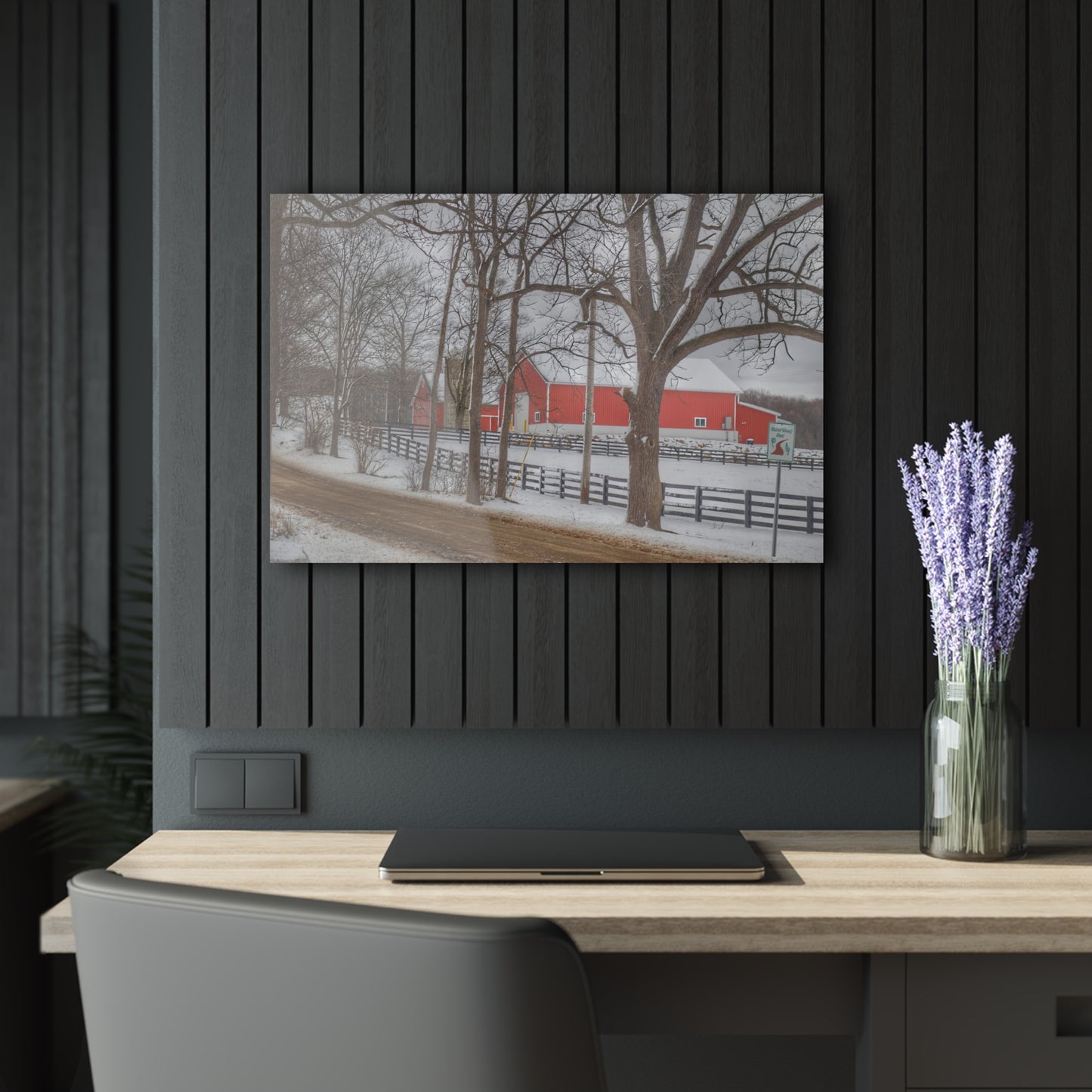 U R There Photography Barns of Barber Road I Rustic Farmhouse Acrylic Wall Print