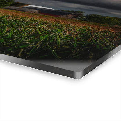 U R There Photography Bishop Road Beyond the Corn Rustic Farmhouse Acrylic Wall Print
