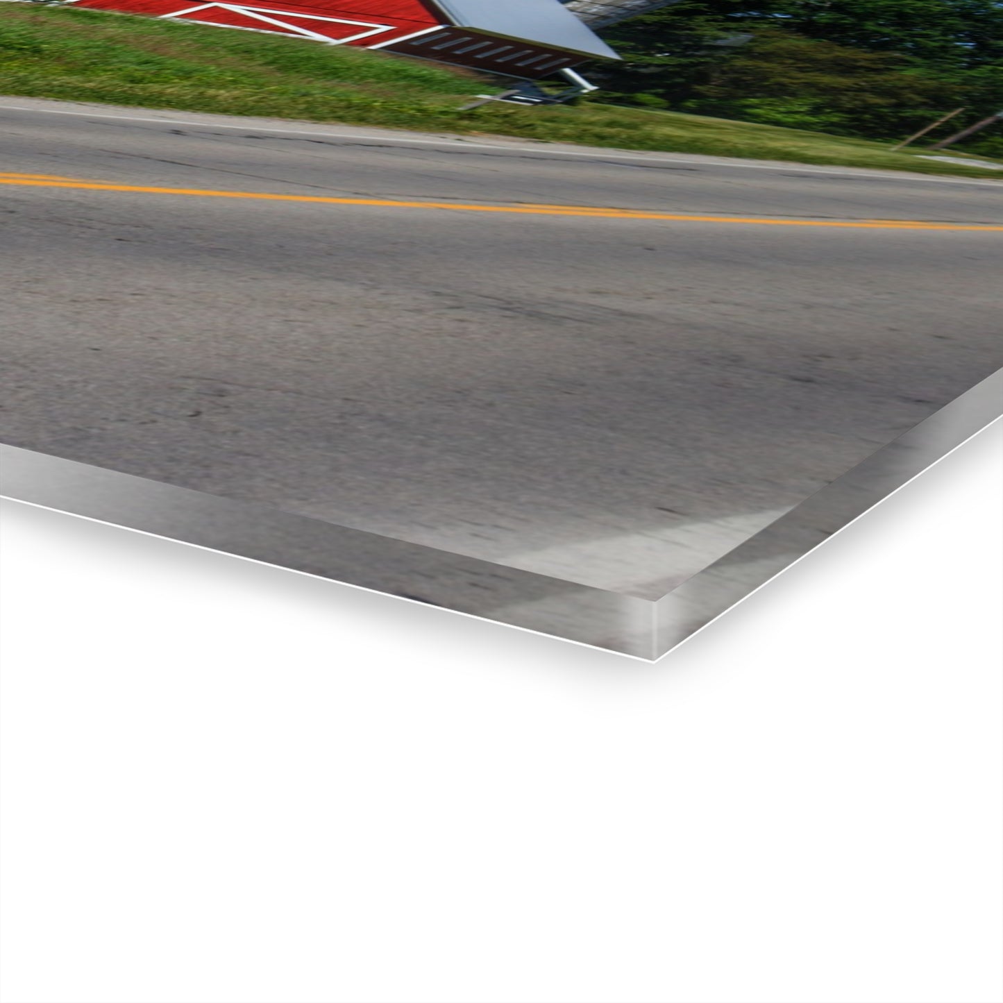 U R There Photography Metamora Red 2020 II Rustic Farmhouse Acrylic Wall Print