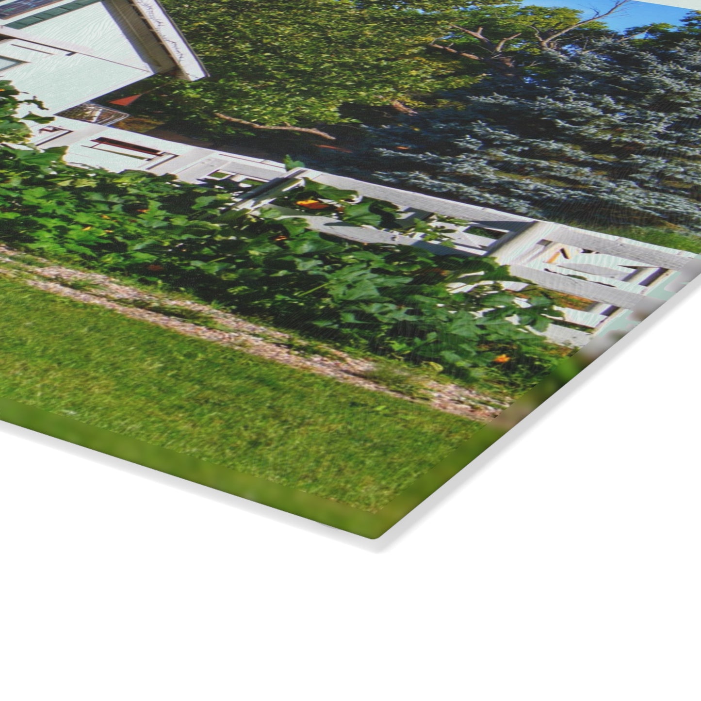 U R There Photography Beyond the Fence on Baldwin Rustic Farmhouse Tempered-Glass Cutting Board