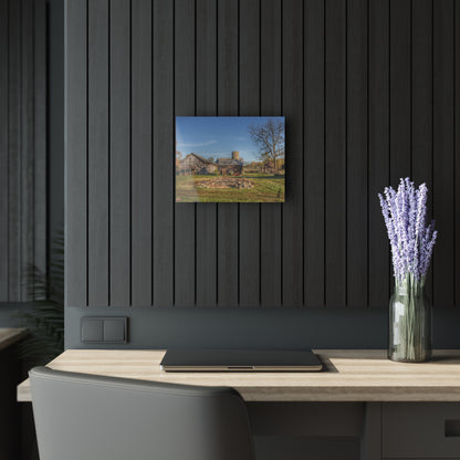U R There Photography Bowers Road Greys I Rustic Farmhouse Acrylic Wall Print