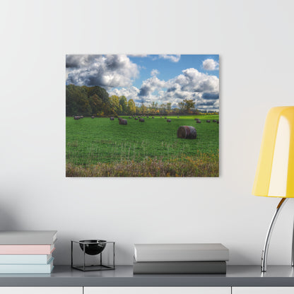 U R There Photography Haybale Heaven 2020 Rustic Farmhouse Acrylic Wall Print