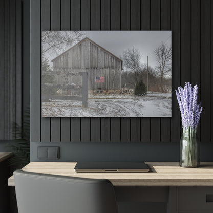 U R There Photography Sutton Road Patriot Grey I Rustic Farmhouse Acrylic Wall Print