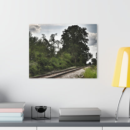 U R There Photography Michigan Rails Rustic Farmhouse Acrylic Wall Print