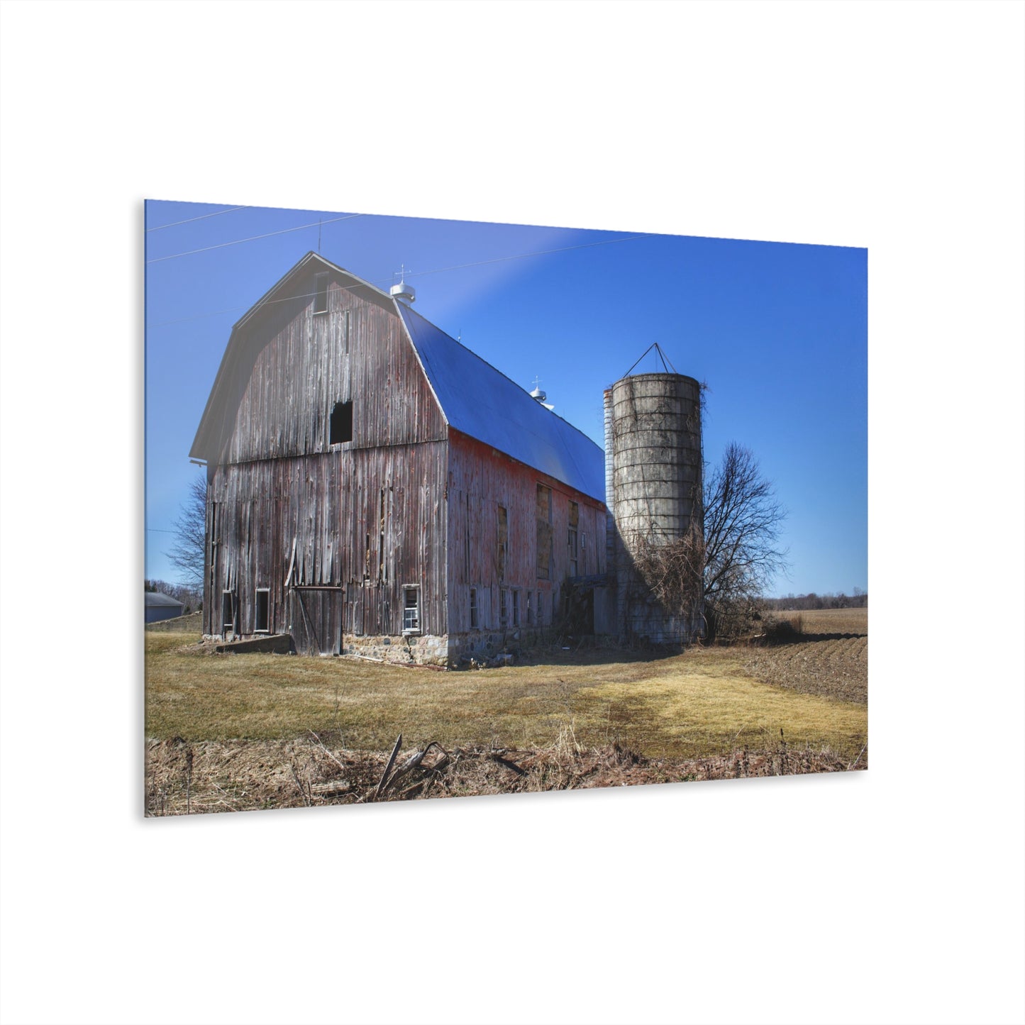 U R There Photography North Irish Red I Rustic Farmhouse Acrylic Wall Print