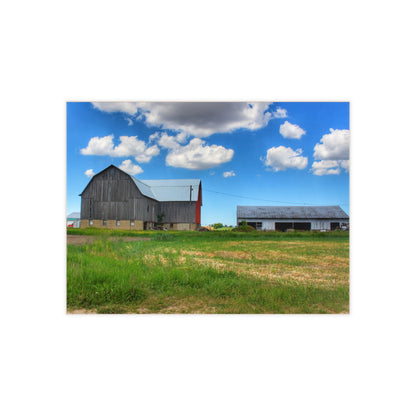 U R There Photography Cass City Elmwood Grey Rustic Farmhouse Decorative Ceramic Tile