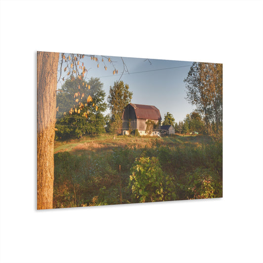 U R There Photography Swaffer Road Little Grey Rustic Farmhouse Acrylic Wall Print