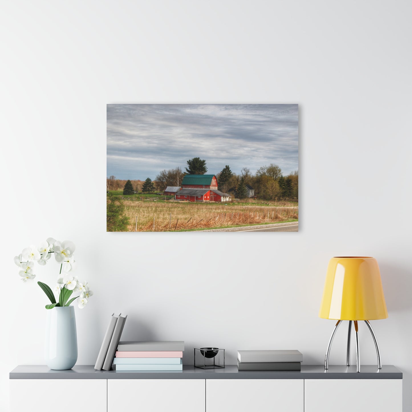 U R There Photography M-24 TnT Red II Rustic Farmhouse Acrylic Wall Print