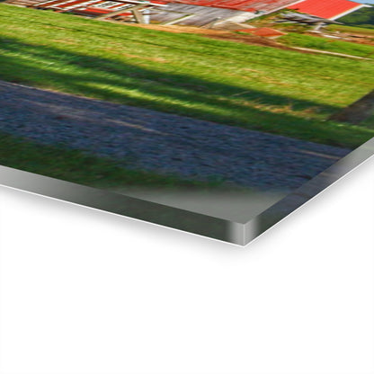 U R There Photography Frances Road Reds I Rustic Farmhouse Acrylic Wall Print