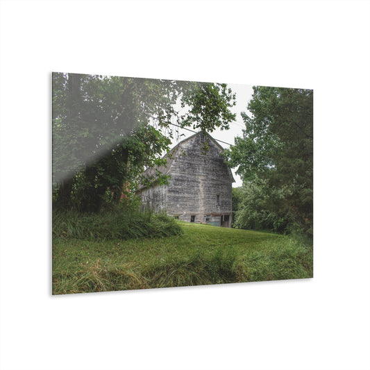 U R There Photography Snell Grey Rustic Farmhouse Acrylic Wall Print