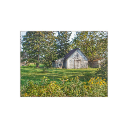 U R There Photography Bowers Road Little White Rustic Farmhouse Decorative Ceramic Tile