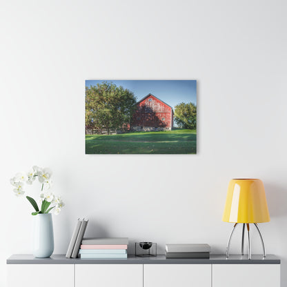 Barn Boutique Modern Farmhouse Acrylic Wall Print| Five Lakes Red III