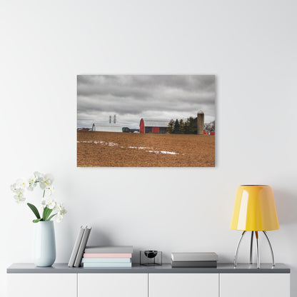 U R There Photography Ormes Road Old Grey Rustic Farmhouse Acrylic Wall Print