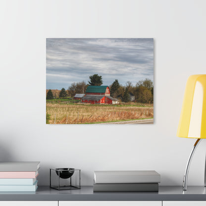 U R There Photography M-24 TnT Red II Rustic Farmhouse Acrylic Wall Print