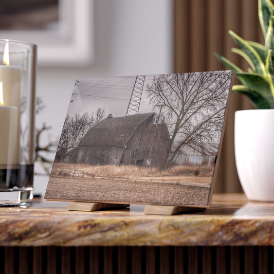 U R There Photography Barnes Road End of Days Rustic Farmhouse Decorative Ceramic Tile