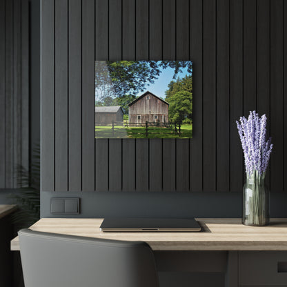 U R There Photography Otisville Grey Rustic Farmhouse Acrylic Wall Print