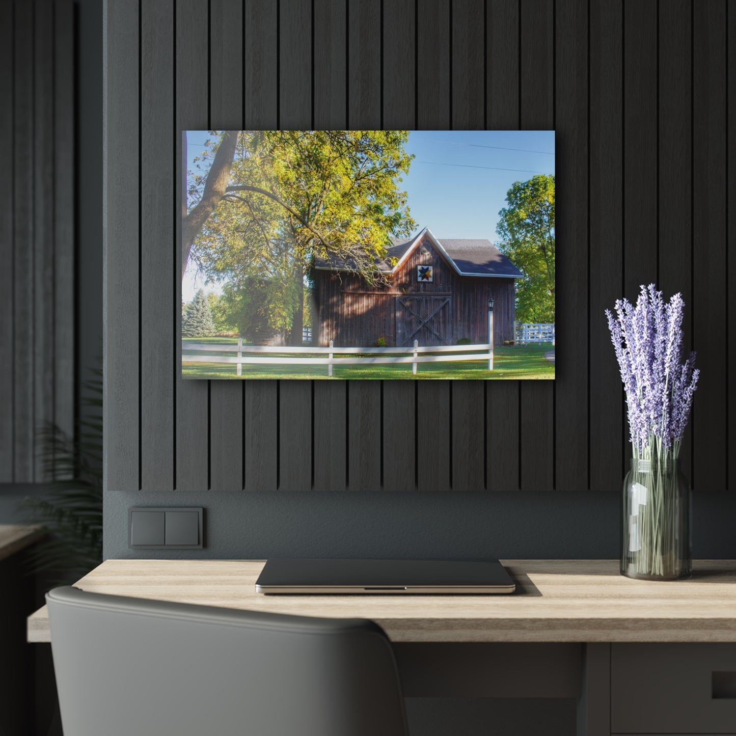 U R There Photography Hunters Creek Quilted I Rustic Farmhouse Acrylic Wall Print